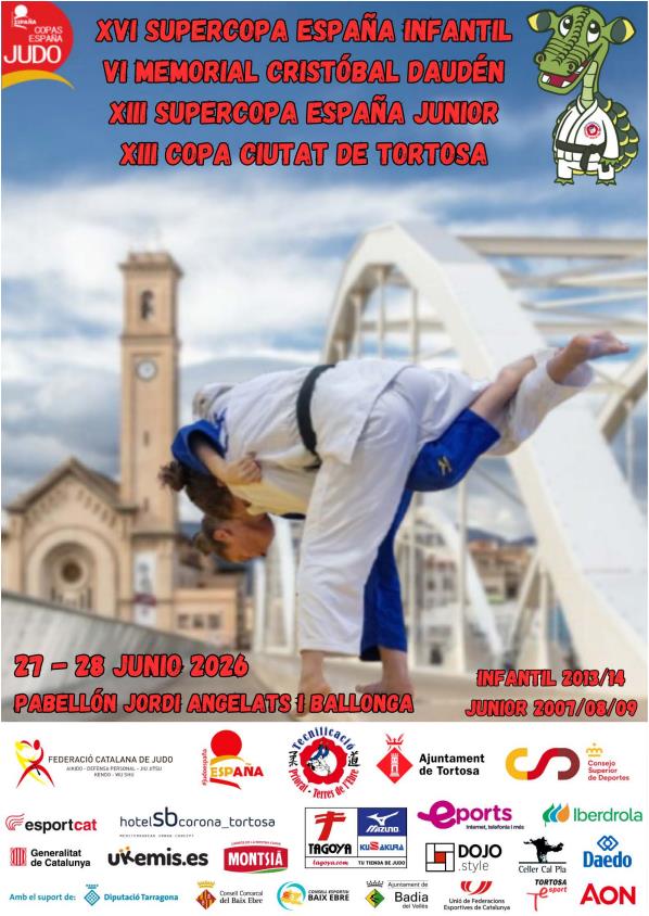 Supercopa de España Judo Infantil Tortosa. 27-06-26